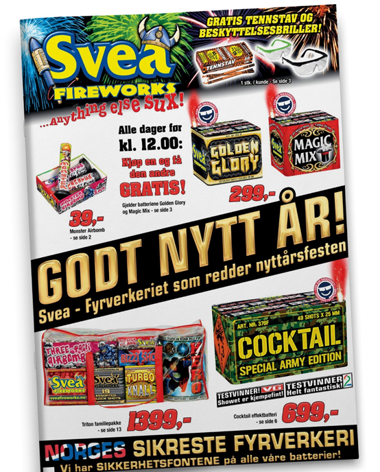 Mye godsaker fra Svea i år også!