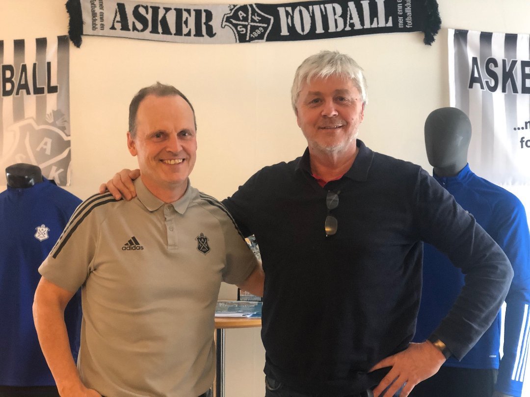 Rolf-Magne+Walstad+og+Rune+Klemetsdal+Asker+Fotball